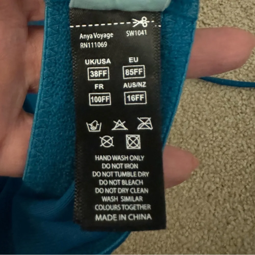 Panache Anya Voyage Tankini Top in Lagoon - Picture 6 of 6